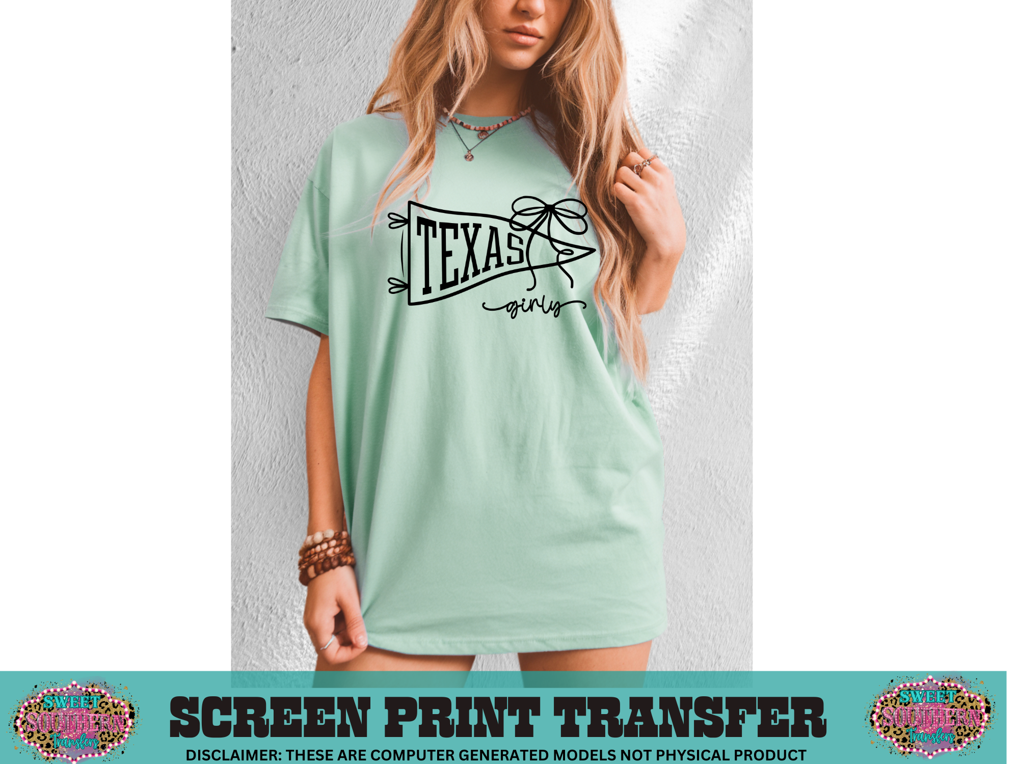 SINGLE COLOR SCREEN PRINT - TEXAS