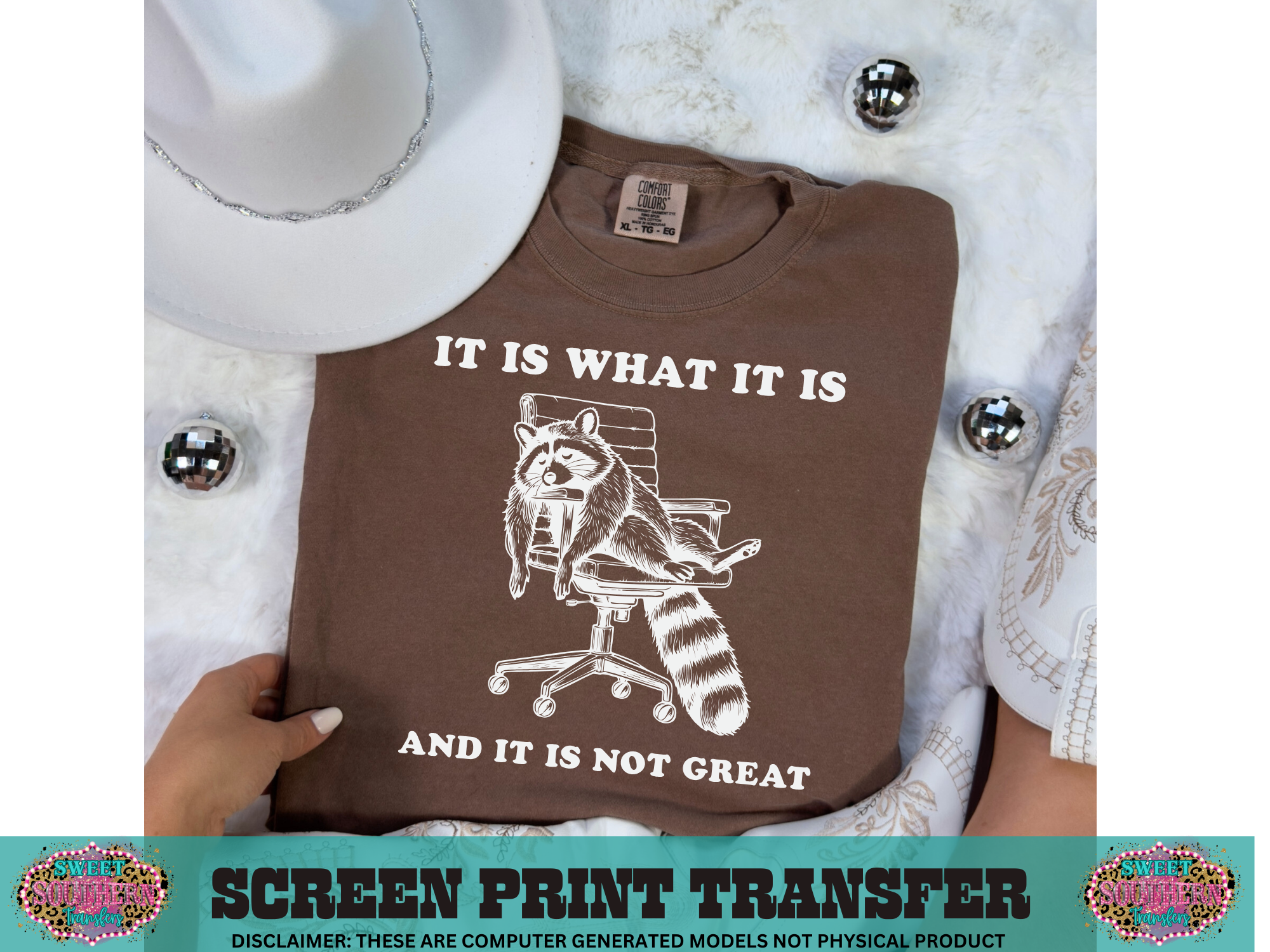 SINGLE COLOR SCREEN PRINT - IT IS WHAT IT IS