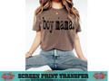 SINGLE COLOR SCREEN PRINT - BOY MAMA