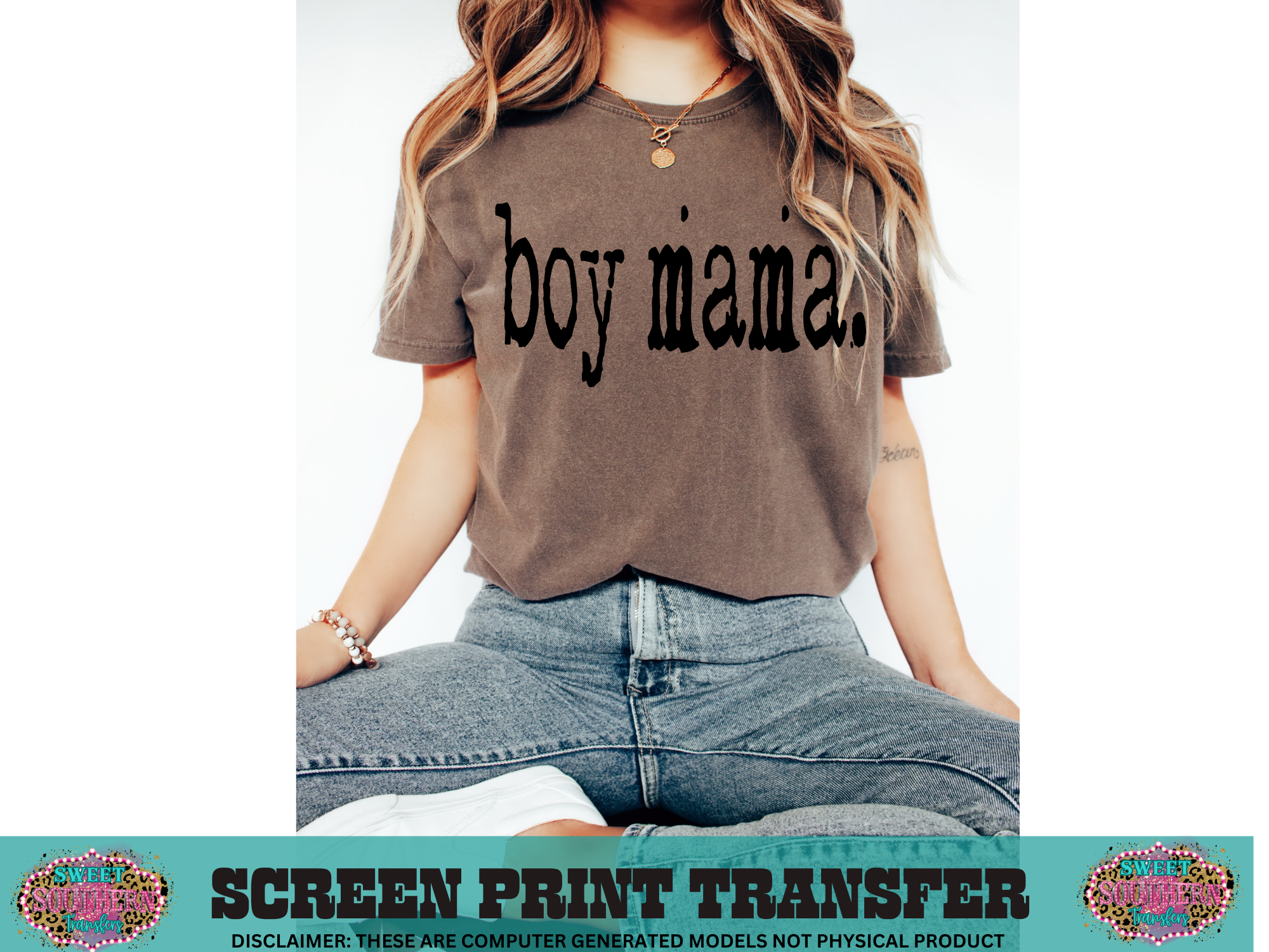 SINGLE COLOR SCREEN PRINT - BOY MAMA