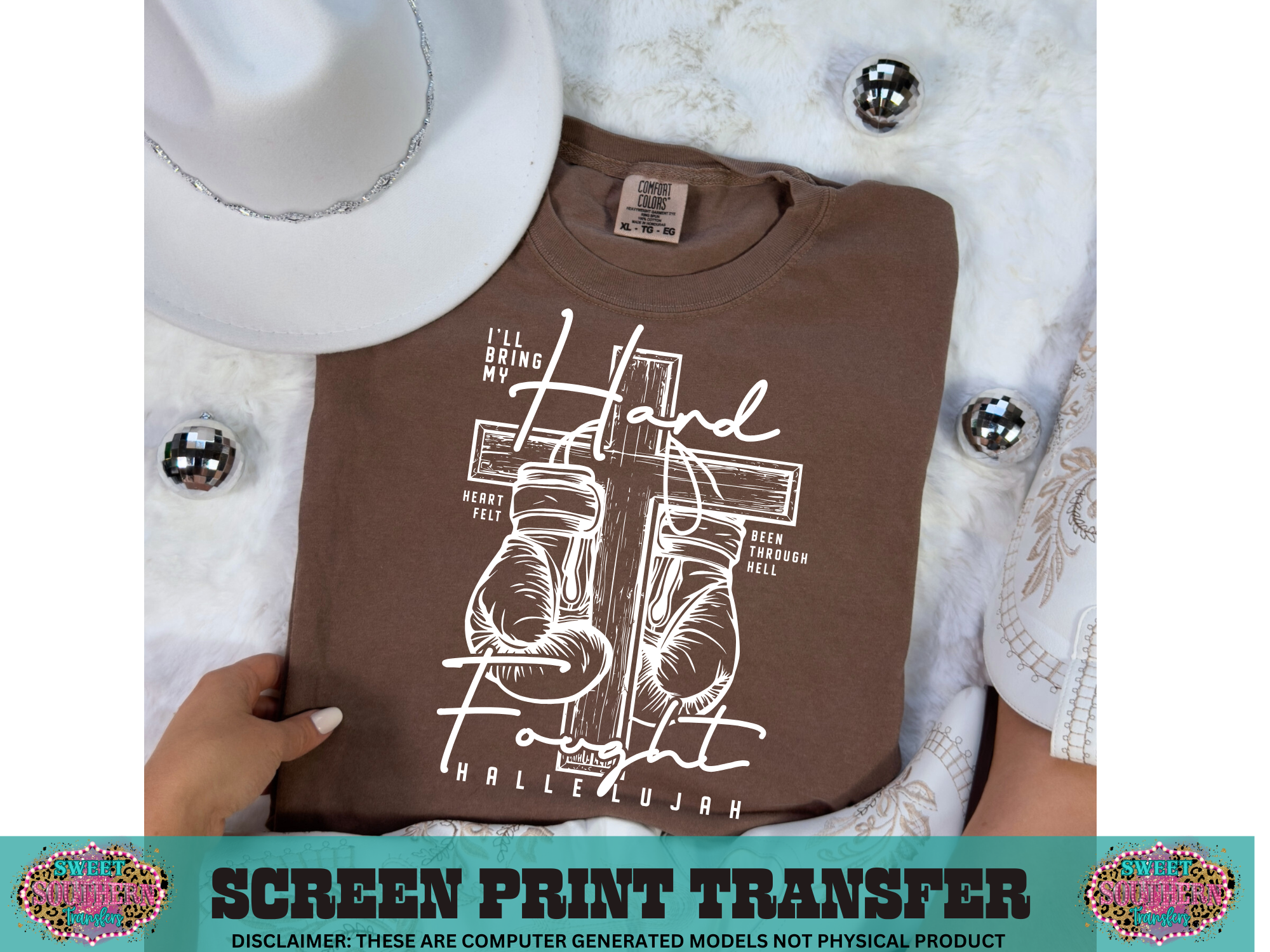 SINGLE COLOR SCREEN PRINT - HARD FOUGHT