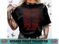 SINGLE COLOR SCREEN PRINT - ONE TWO THREE