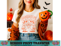 SINGLE COLOR SCREEN PRINT - GOOSE BUMPS HALLOWEEN