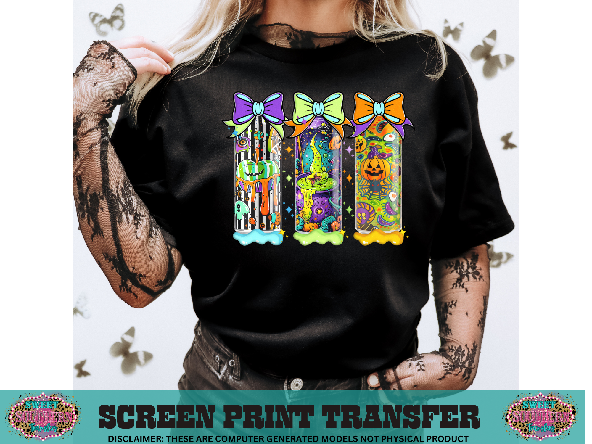 FULL COLOR SCREEN PRINT  - 3 DRINKS