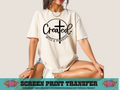 SINGLE COLOR SCREEN PRINT - CREATED WITH PURPOSE
