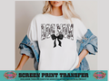 SINGLE COLOR SCREEN PRINT - DOG MOM BOW