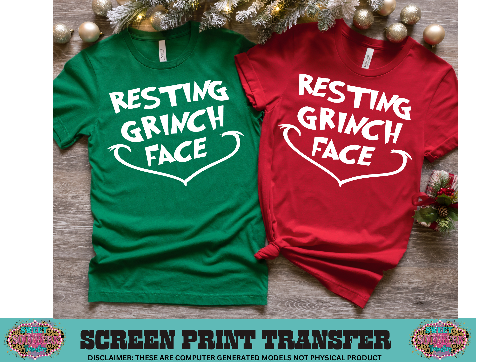 SINGLE COLOR SCREEN PRINT - RESTING G FACE