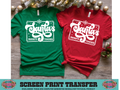 SINGLE COLOR SCREEN PRINT - SANTA'S FAVORITE TEACHER