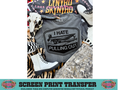 SINGLE COLOR SCREEN PRINT - PULLING OUT