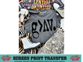 SINGLE COLOR SCREEN PRINT - G >