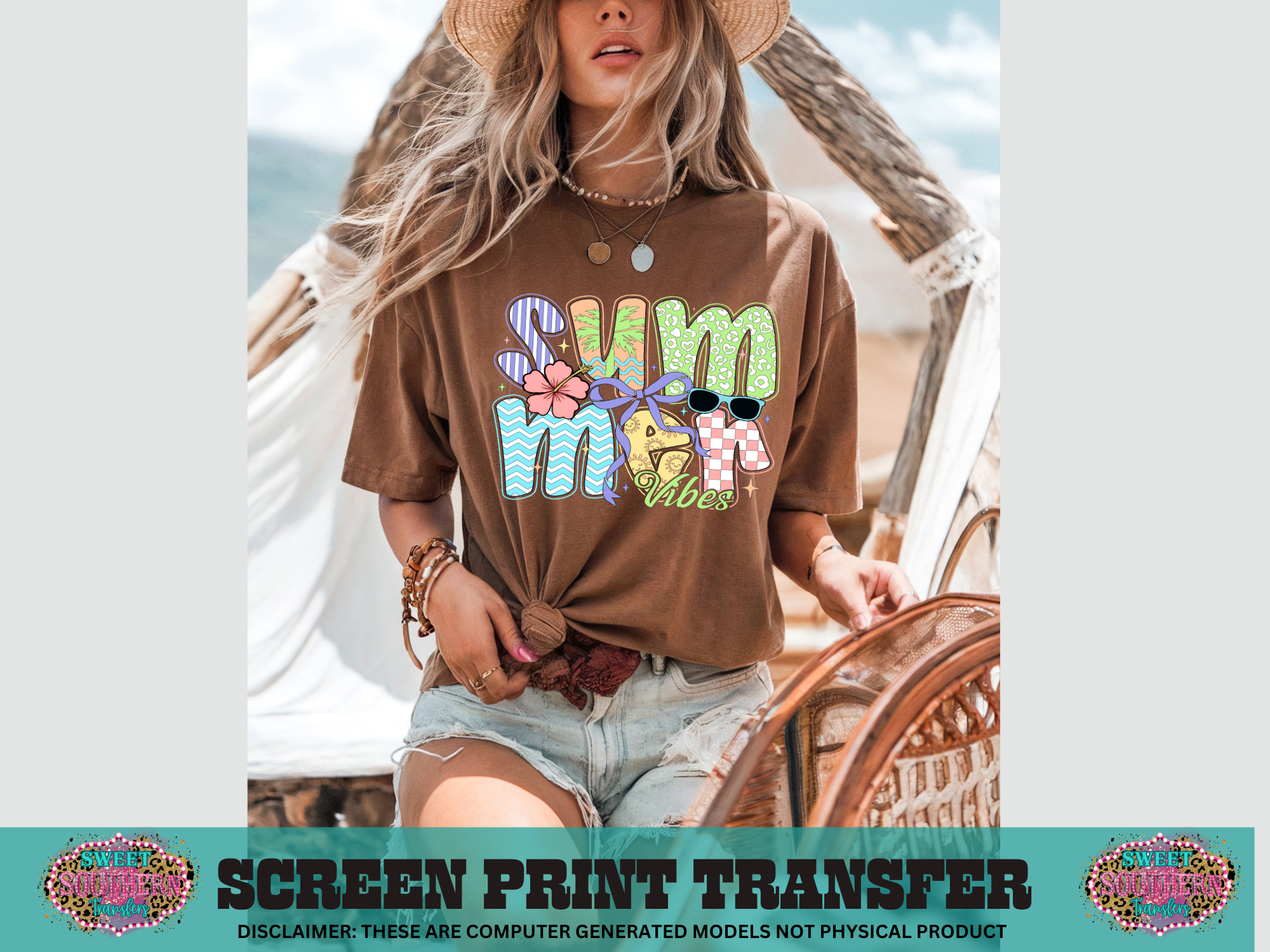 FULL COLOR SCREEN PRINT - SUMMER VIBES