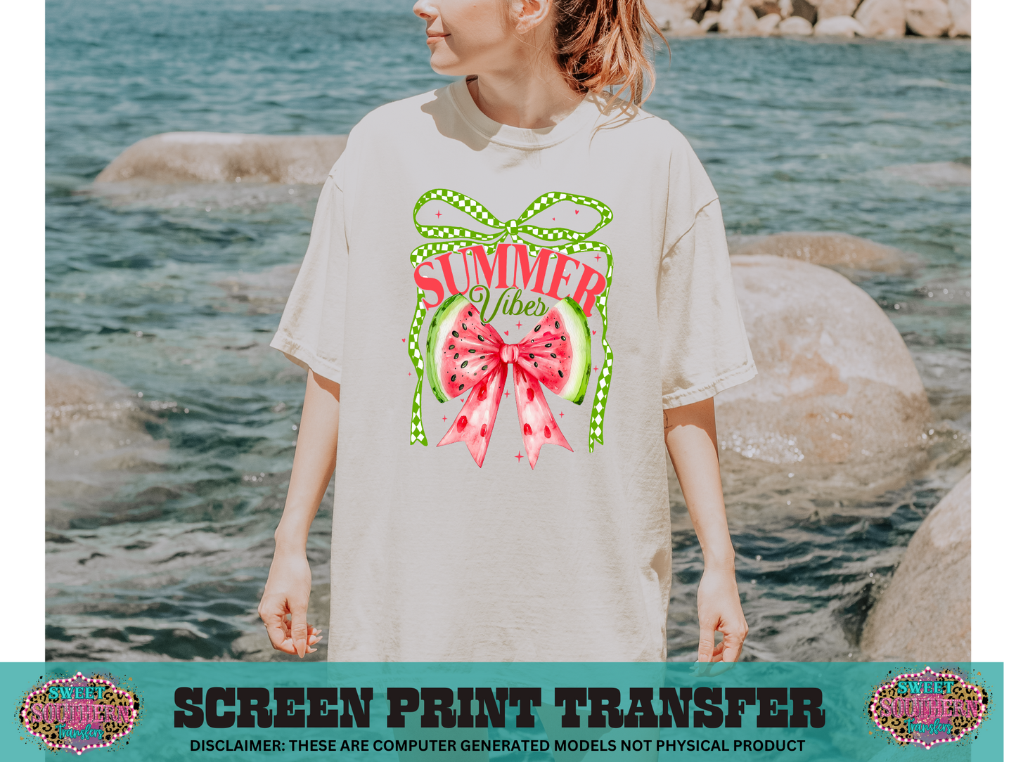 FULL COLOR SCREEN PRINT - SUMMER VIBES WATERMELON
