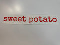 SINGLE COLOR SCREEN PRINT - SWEET POTATO (DARK ORANGE)