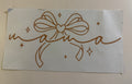 SINGLE COLOR SCREEN PRINT - MAMA BOW HEART
