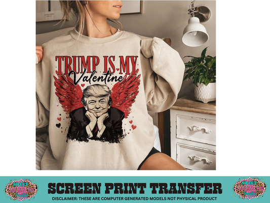 FULL COLOR SCREEN PRINT  - T IS MY VALENTINE