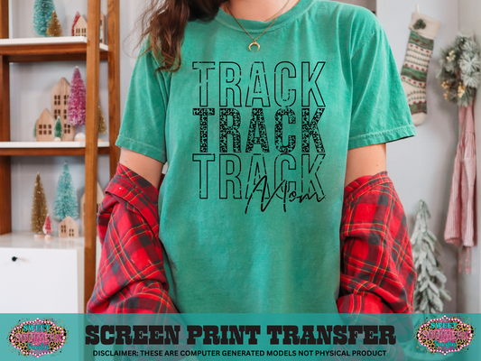 SINGLE COLOR SCREEN PRINT   - TRACK MOM