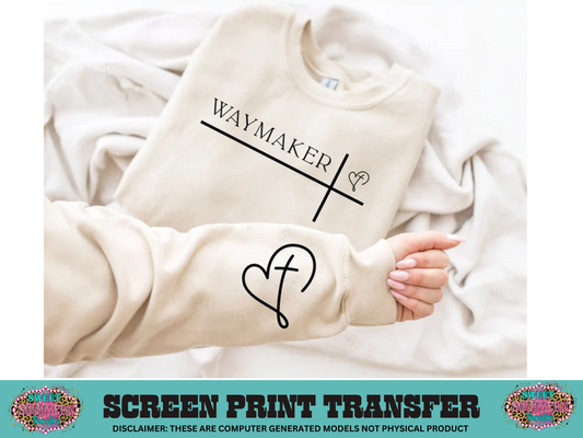 SINGLE COLOR SCREEN PRINT   - WAYMAKER