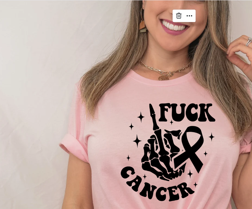 SINGLE COLOR SCREEN PRINT - F CANCER