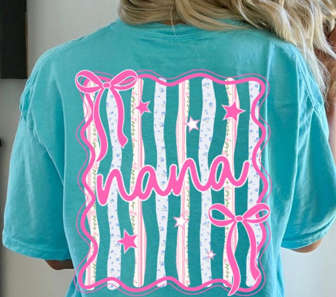 FULL COLOR SCREEN PRINT - NANA STRIPES