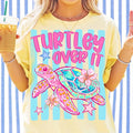 FULL COLOR SCREEN PRINT - TURTLEY OVER IT
