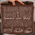 SINGLE COLOR SCREEN PRINT - TURKEY (BLACK NOT WHITE)