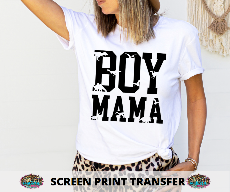 SCREEN PRINT TRANSFER -  BOY MAMA